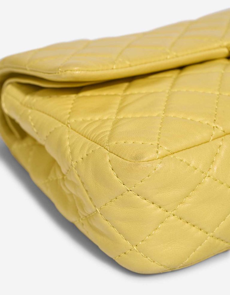 Chanel Timeless Medium Lamb Yellow Signs of wear | Sell your designer bag