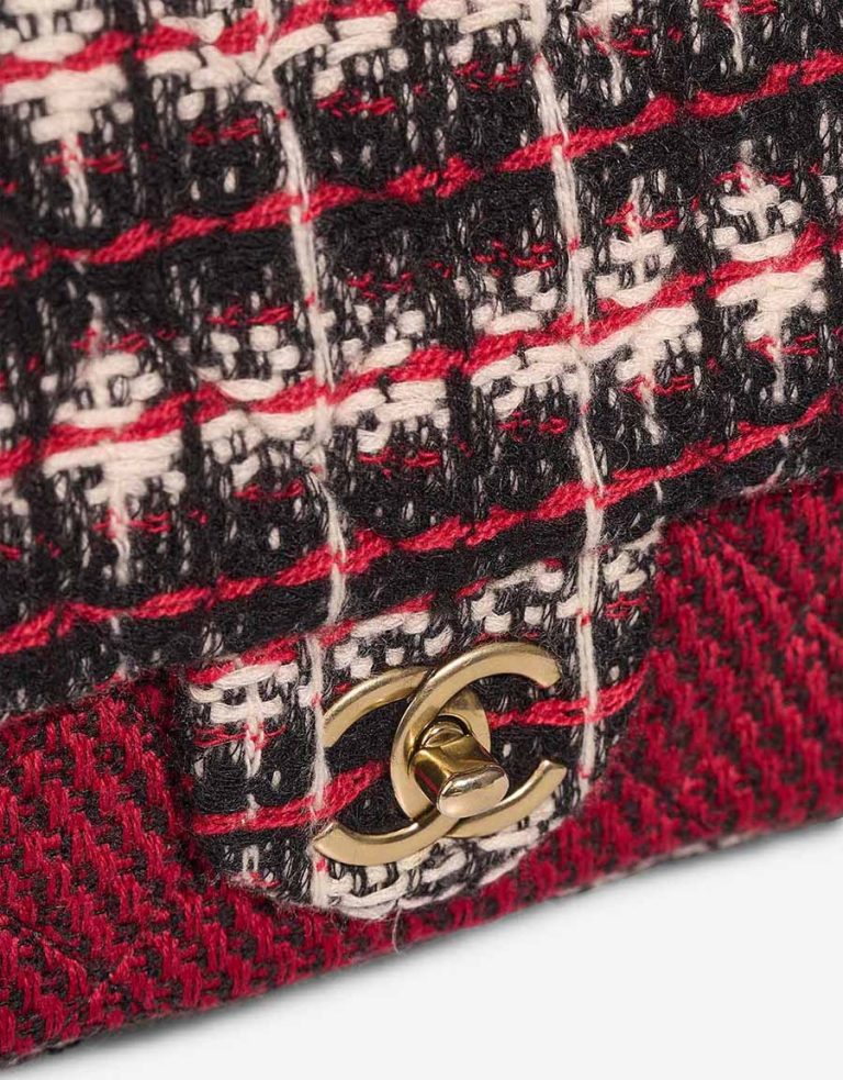 Chanel Timeless Medium Tweed Multicolour Closing System | Sell your designer bag