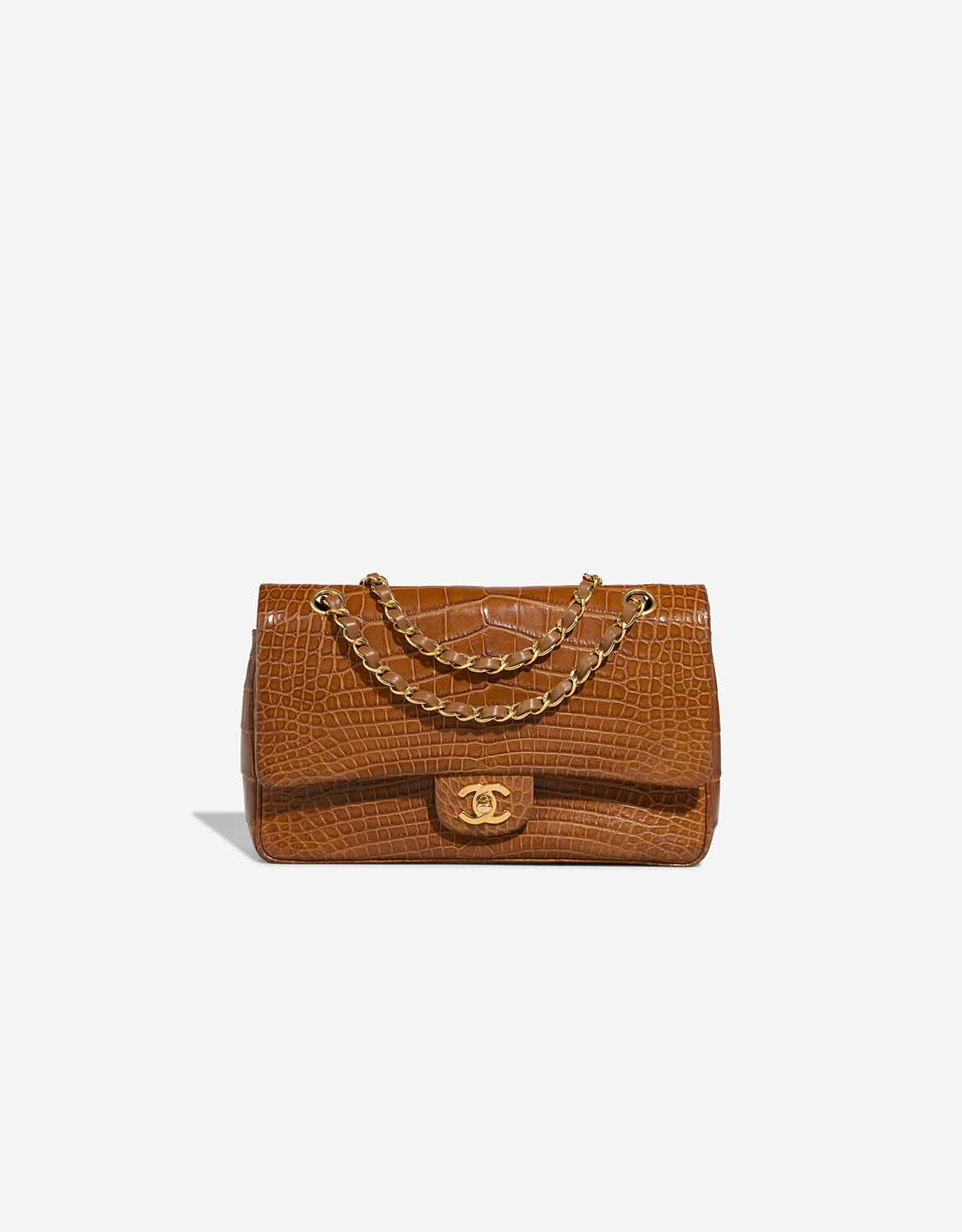 Chanel Timeless Medium Alligator Brown | SACLÀB