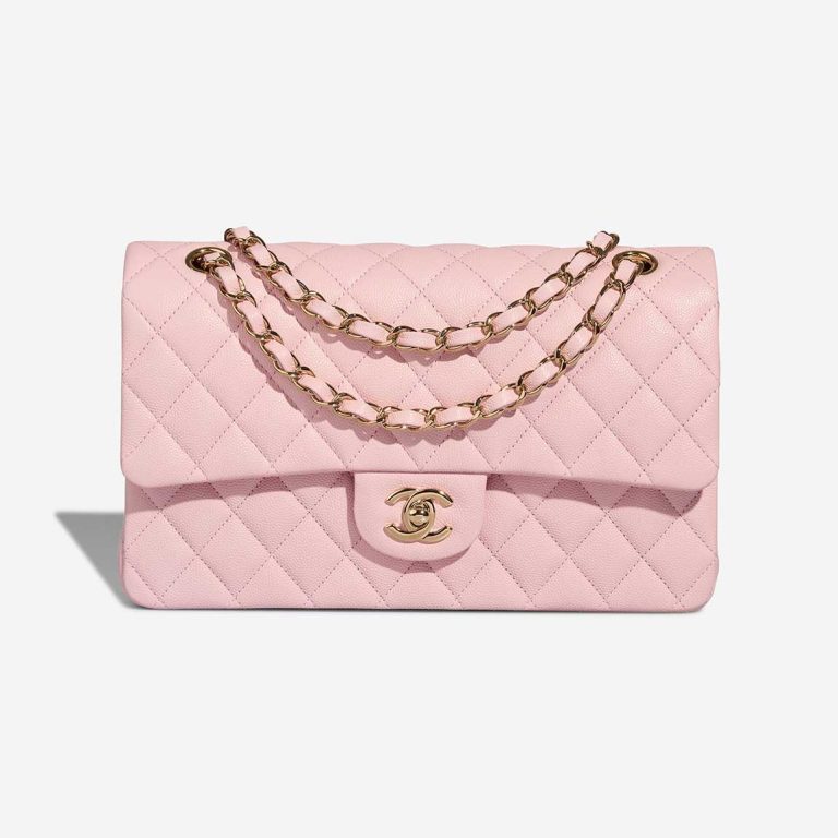 Chanel Timeless Medium Caviar Pink Front | Sell your designer bag