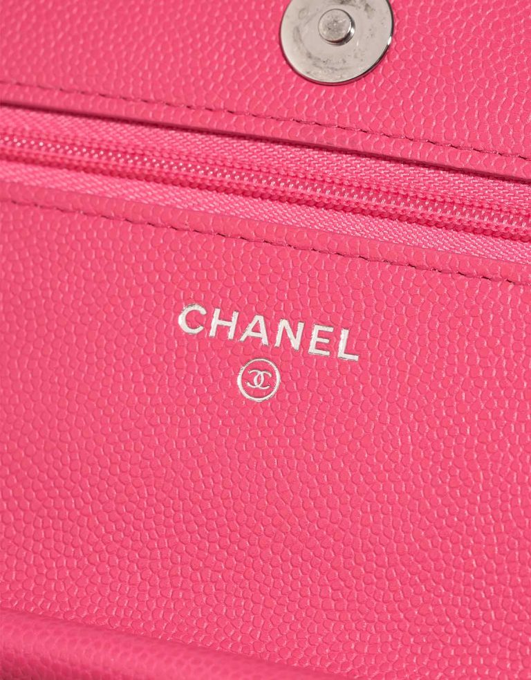 Chanel Timeless Wallet On Chain Caviar Pink Logo | Sell your designer bag