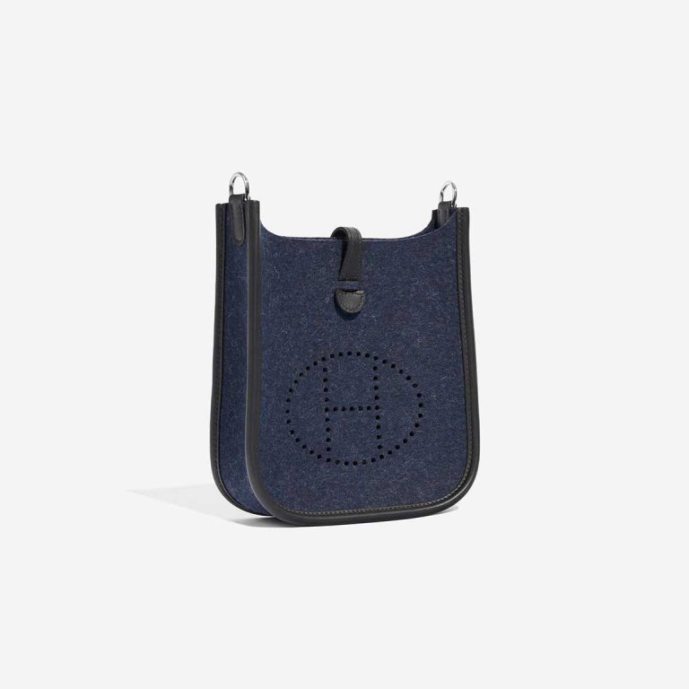 Hermès Evelyne 16 Felt / Swift Bleu Nuit / Black Side Back | Sell your designer bag