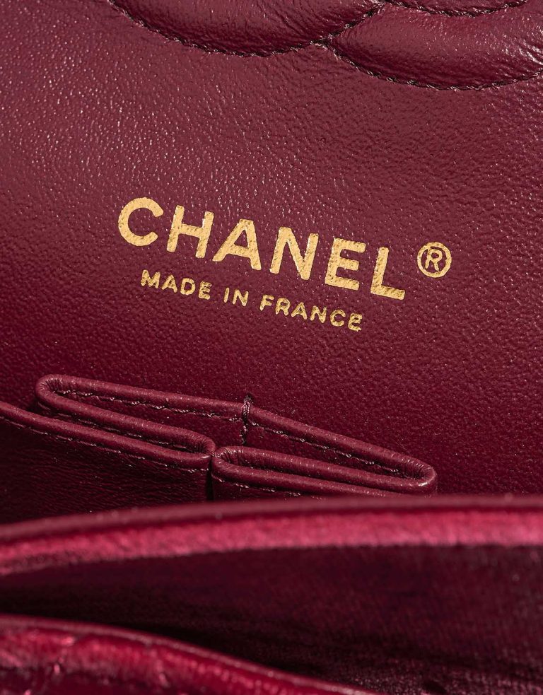 Chanel Timeless Medium Velvet Burgundy Logo | Sell your designer bag