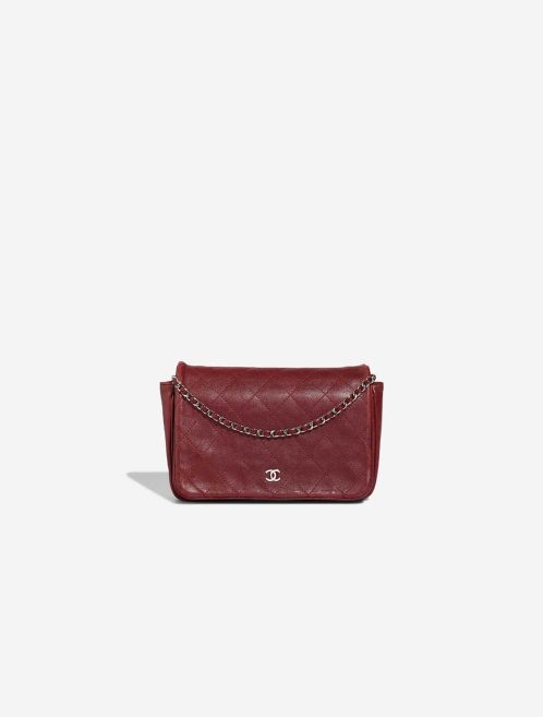Chanel Flap Bag Small Calf Dark Red Front | Sell your designer bag