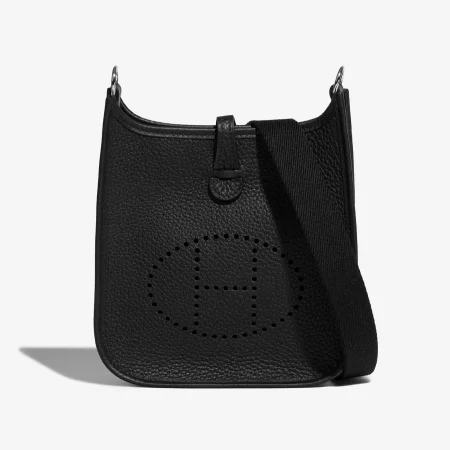 Evelyne 16 Taurillon Clemence Black, sold on saclab.com