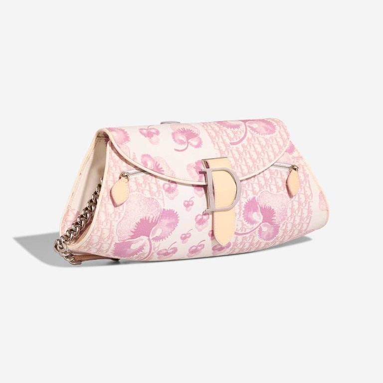 Dior Cherry Blossom Shoulder Bag Canvas White / Pink | Sell your designer bag