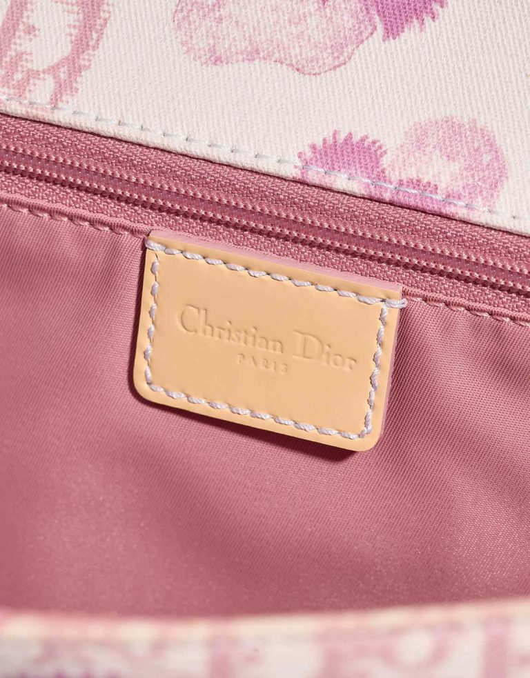 Dior Cherry Blossom Shoulder Bag Canvas White / Pink Logo | Sell your designer bag
