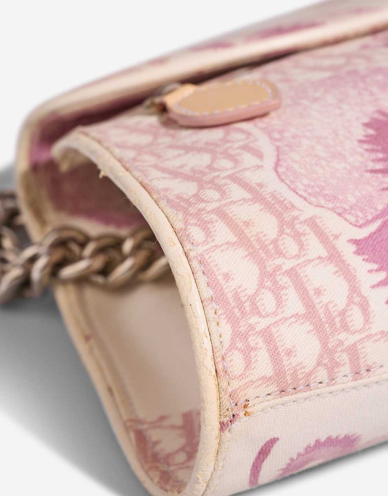 Dior Cherry Blossom Shoulder Bag Canvas White / Pink Signs of wear | Sell your designer bag