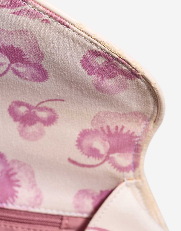 Dior Cherry Blossom Shoulder Bag Canvas White / Pink Signs of wear | Sell your designer bag