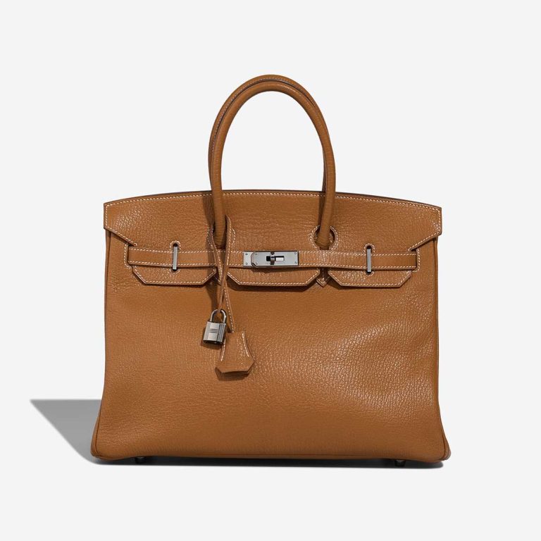Hermès Birkin 35 Chèvre de Coromandel Caramel Front | Sell your designer bag