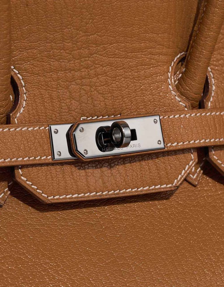 Hermès Birkin 35 Chèvre de Coromandel Caramel Closing System | Sell your designer bag