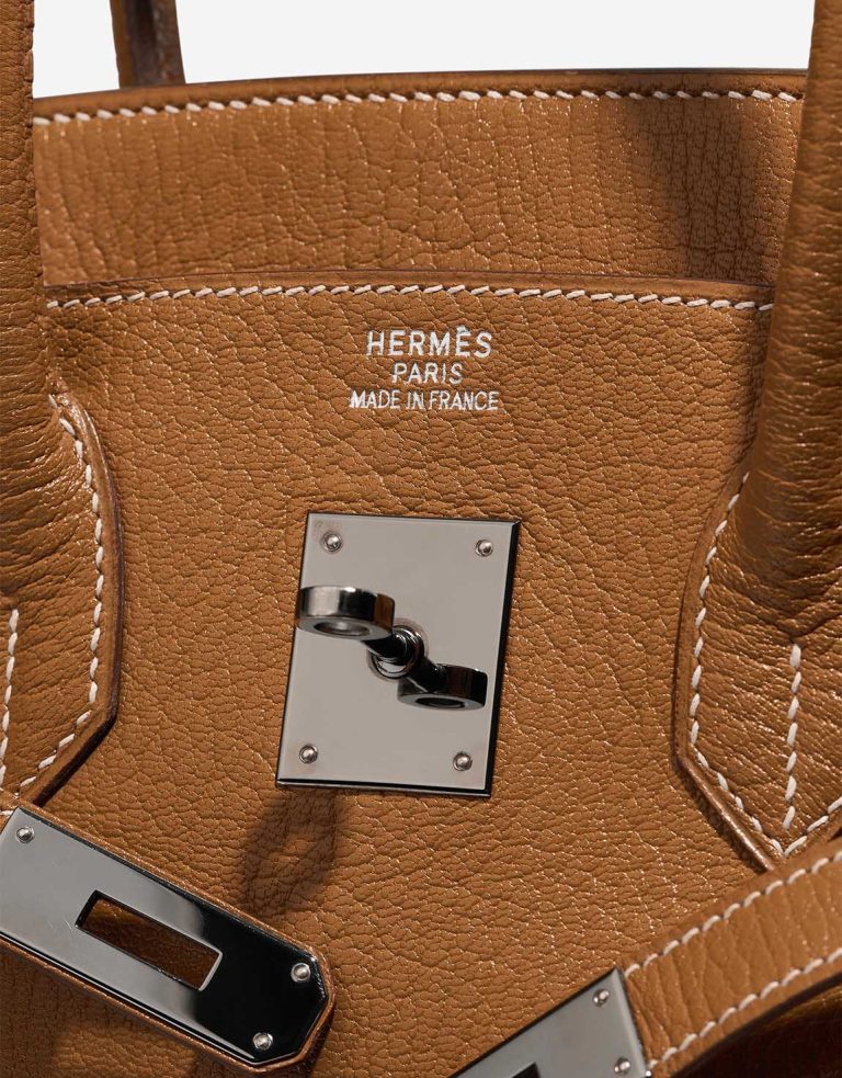 Hermès Birkin 35 Chèvre de Coromandel Caramel Logo | Sell your designer bag
