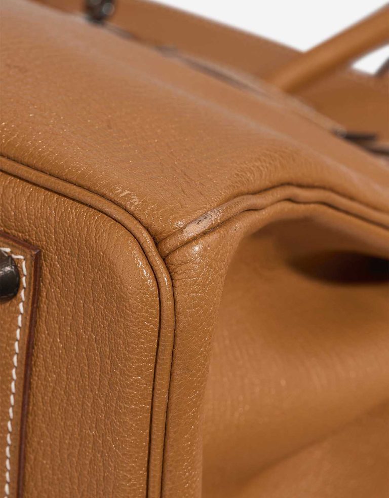 Hermès Birkin 35 Chèvre de Coromandel Caramel Signs of wear | Sell your designer bag