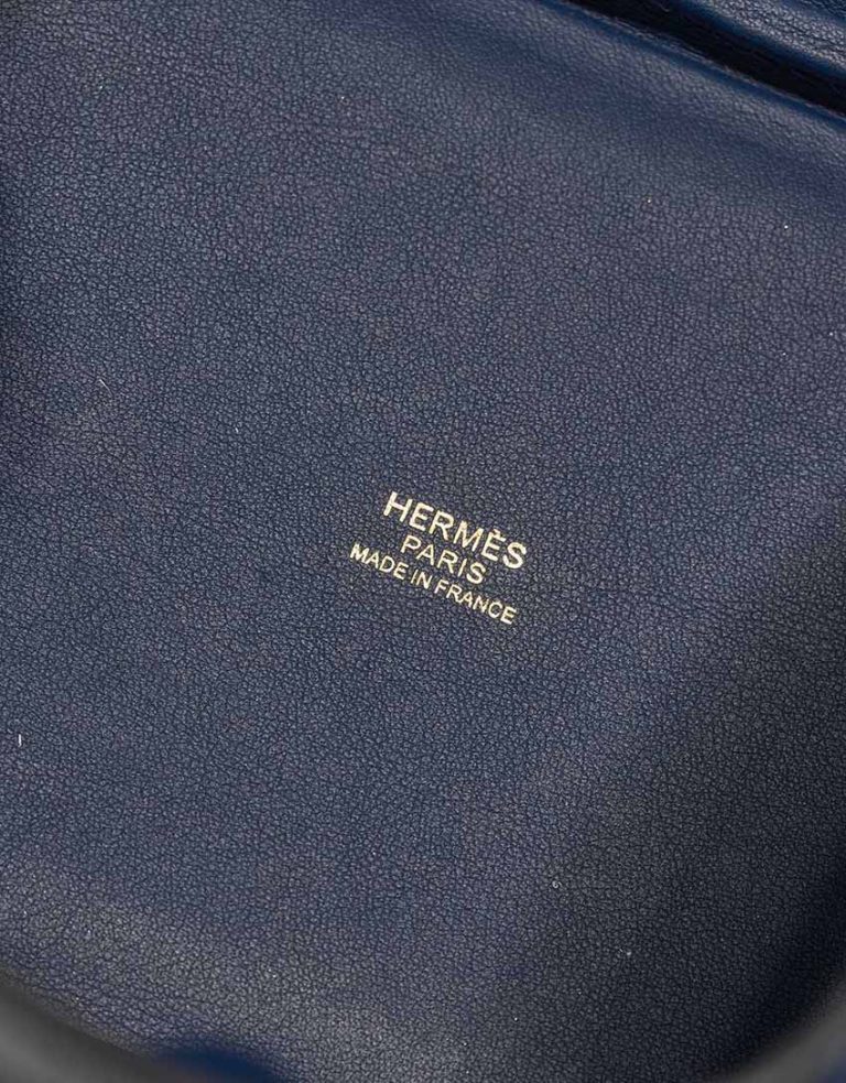 Hermès Picotin 18 Ostrich Deep Blue Logo | Sell your designer bag