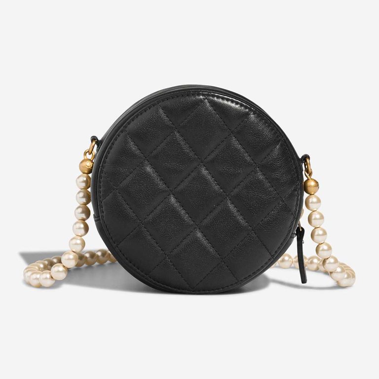 Chanel Round Clutch Calf Black | Sell your designer bag
