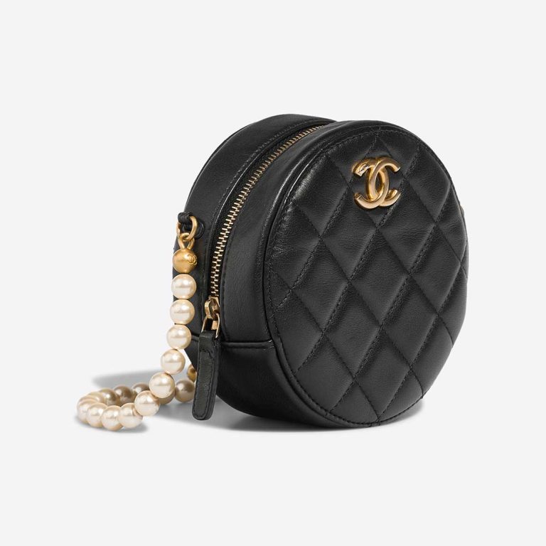 Chanel Round Clutch Calf Black | Sell your designer bag