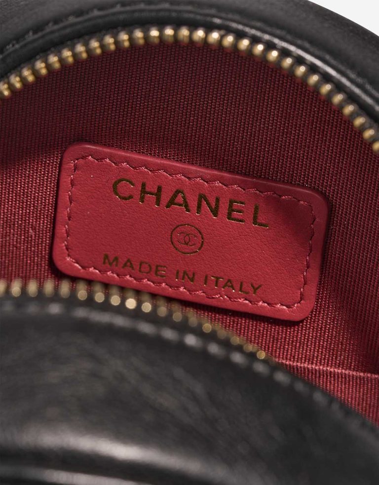Chanel Round Clutch Calf Black Logo | Sell your designer bag