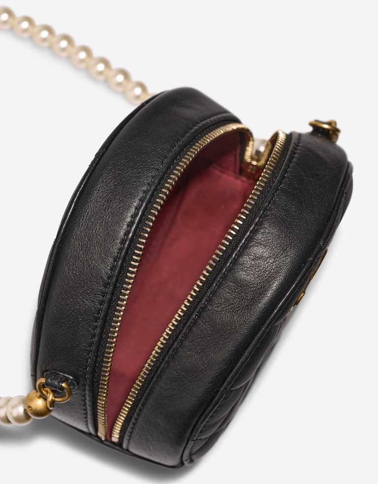 Chanel Round Clutch Calf Black Inside | Sell your designer bag
