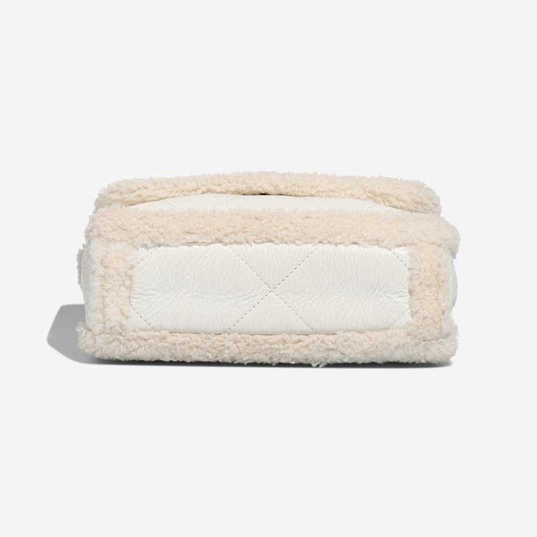 Chanel 19 Flap Bag Shearling White | Sell your designer bag