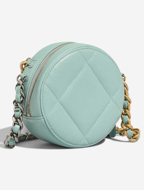 Chanel 19 Round Clutch Lamb Blue | Sell your designer bag