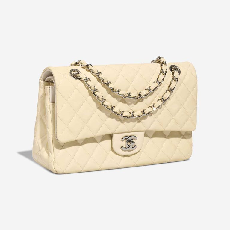 Chanel Timeless Medium Patent White | Sell your designer bag