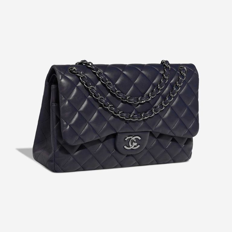Chanel Timeless Jumbo Lamb Dark Blue | Sell your designer bag