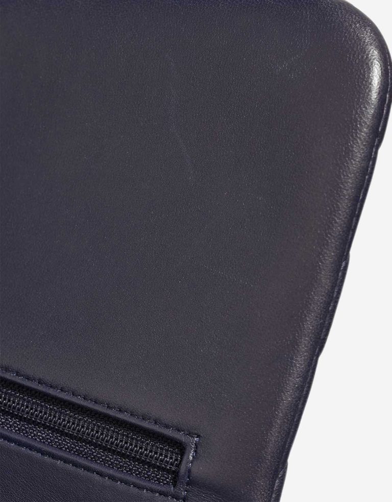 Chanel Timeless Jumbo Lamb Dark Blue Signs of wear | Sell your designer bag