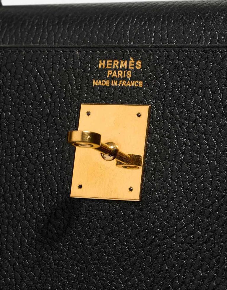 Hermès Kelly 35 Ardennes Black Logo | Sell your designer bag