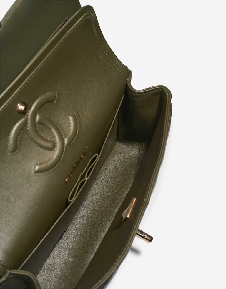 Chanel Timeless Small Lamb Khaki Inside | Sell your designer bag