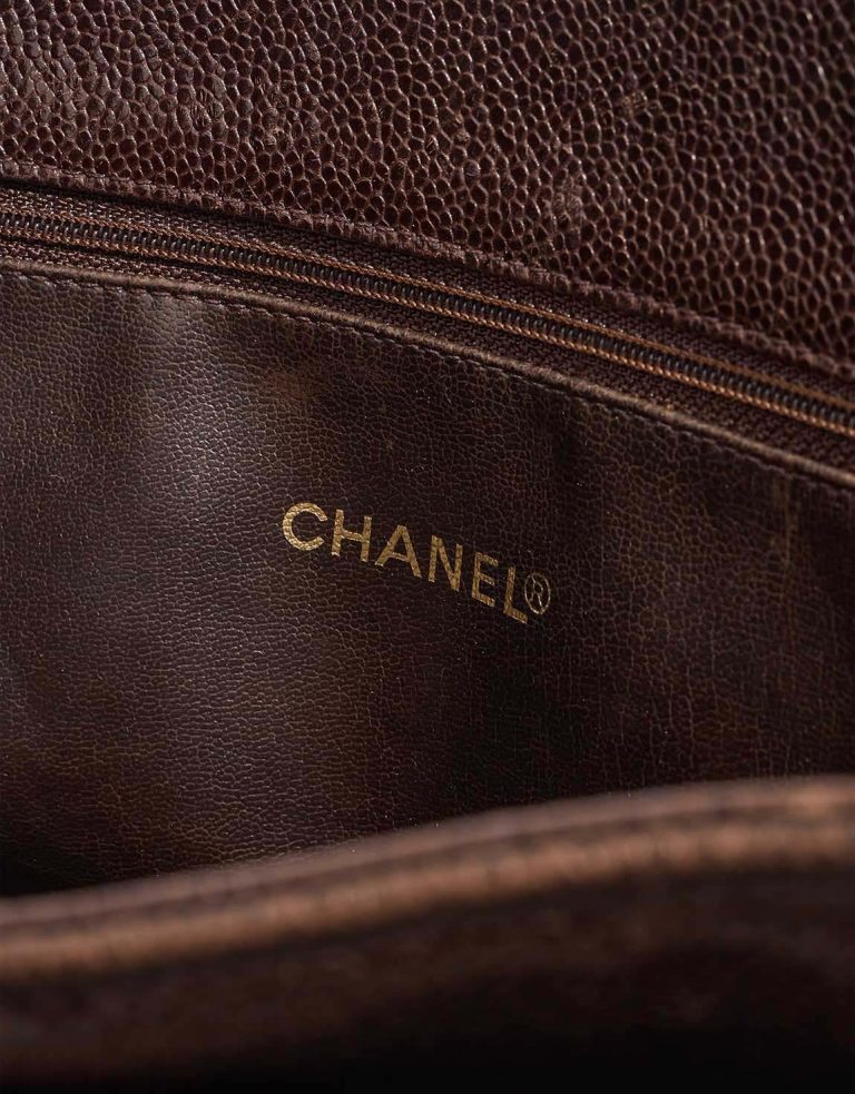 Chanel Shopper Caviar Brown Logo | Sell your designer bag