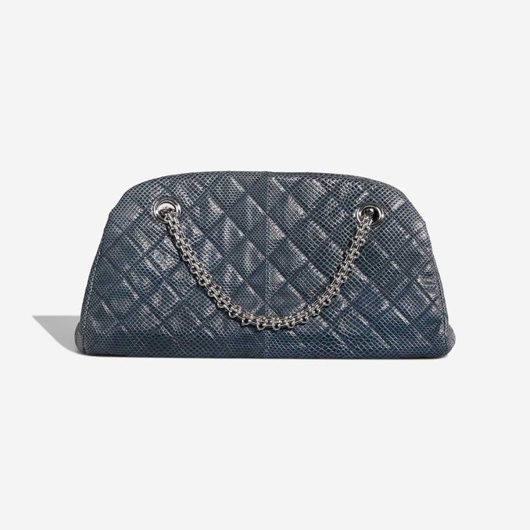 Chanel Bowling Mademoiselle Snake Blue | Sell your designer bag