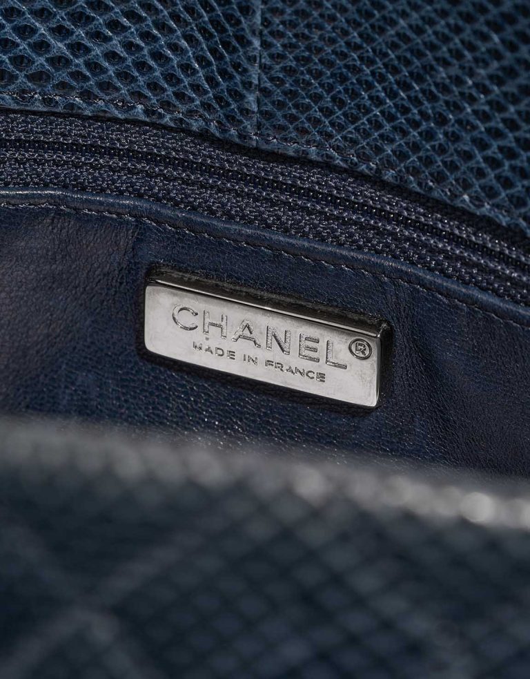 Chanel Bowling Mademoiselle Snake Blue Logo | Sell your designer bag