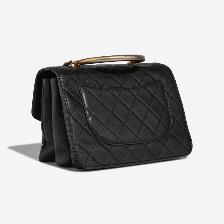 Chanel Timeless Handle Medium Calf Black | Sell your designer bag