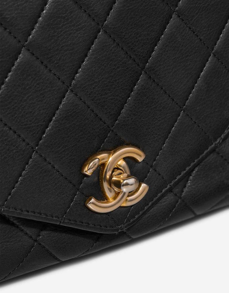 Chanel Timeless Handle Medium Calf Black Closing System | Sell your designer bag