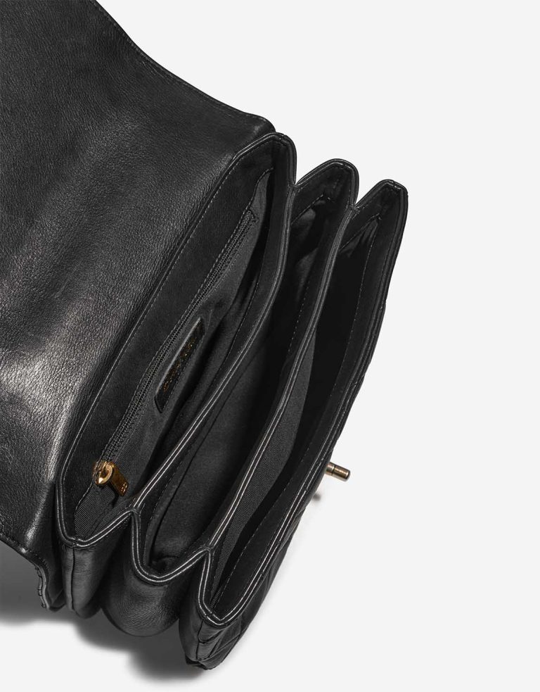 Chanel Timeless Handle Medium Calf Black Inside | Sell your designer bag