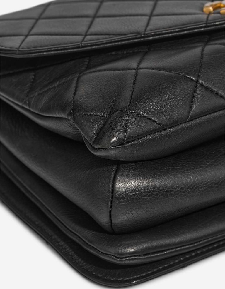 Chanel Timeless Handle Medium Calf Black Signs of wear | Sell your designer bag