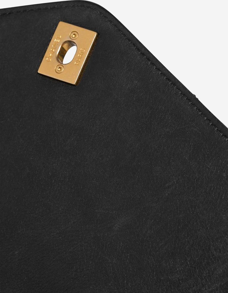 Chanel Timeless Handle Medium Calf Black Signs of wear | Sell your designer bag