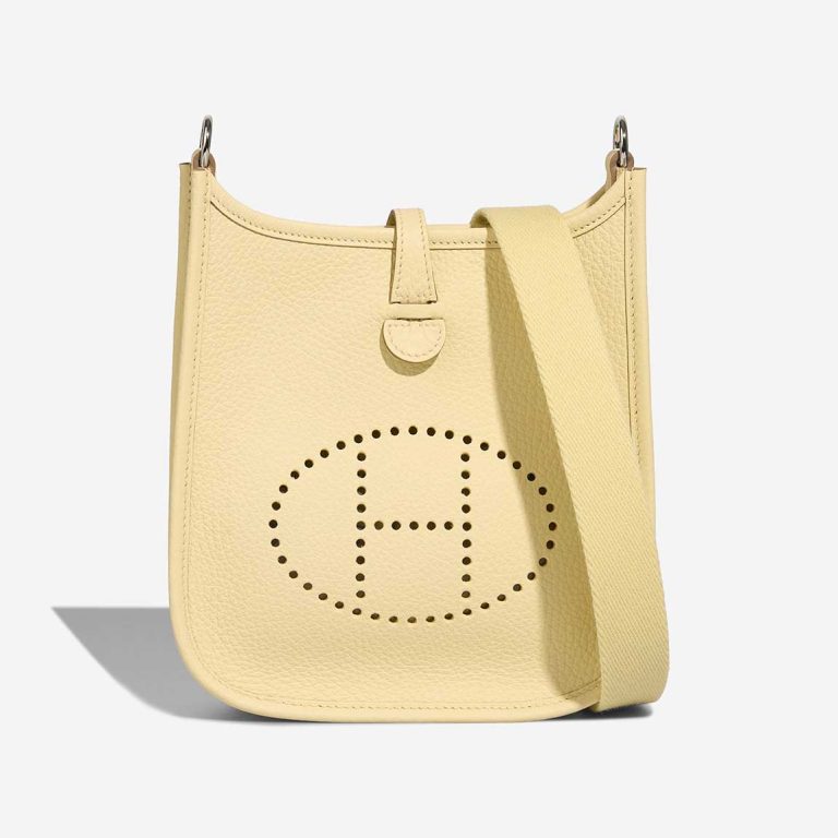 Hermès Evelyne 16 Taurillon Clémence / Amazone Jaune Milton Front | Sell your designer bag