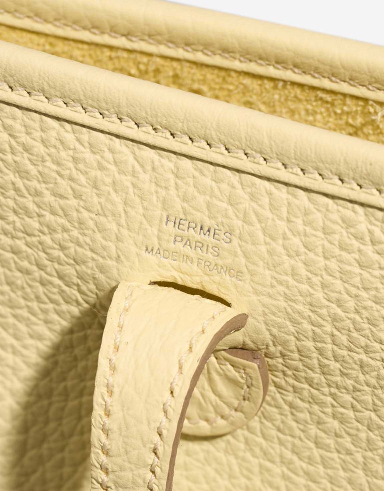 Hermès Evelyne 16 Taurillon Clémence / Amazone Jaune Milton Logo | Sell your designer bag