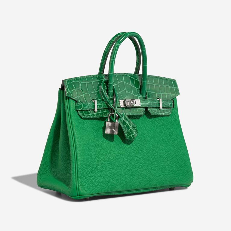 Hermès Birkin 25 Niloticus Crocodile / Togo Bambou / Vert Cactus | Sell your designer bag
