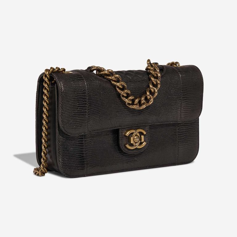 Chanel Timeless Flap Bag Medium Lizard / Lamb Brown | Sell your designer bag