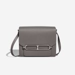 Hermès Roulis 23 Clémence Gris Meyer Front | Sell your designer bag