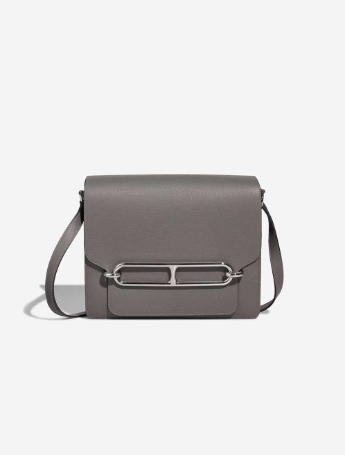 Hermès Roulis 23 Clémence Gris Meyer Front | Sell your designer bag