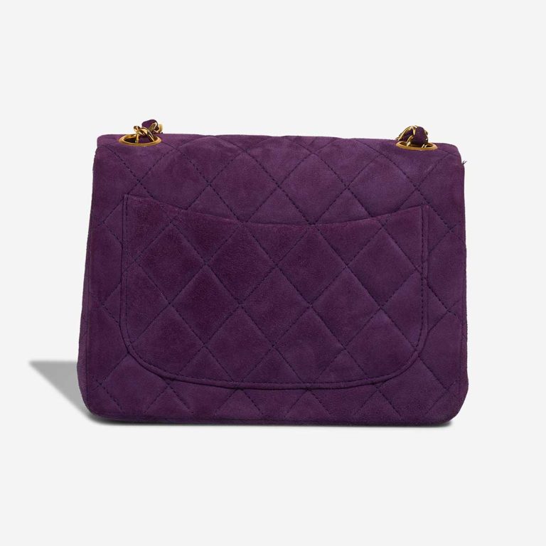Chanel Timeless Mini Square Suede Violet | Sell your designer bag