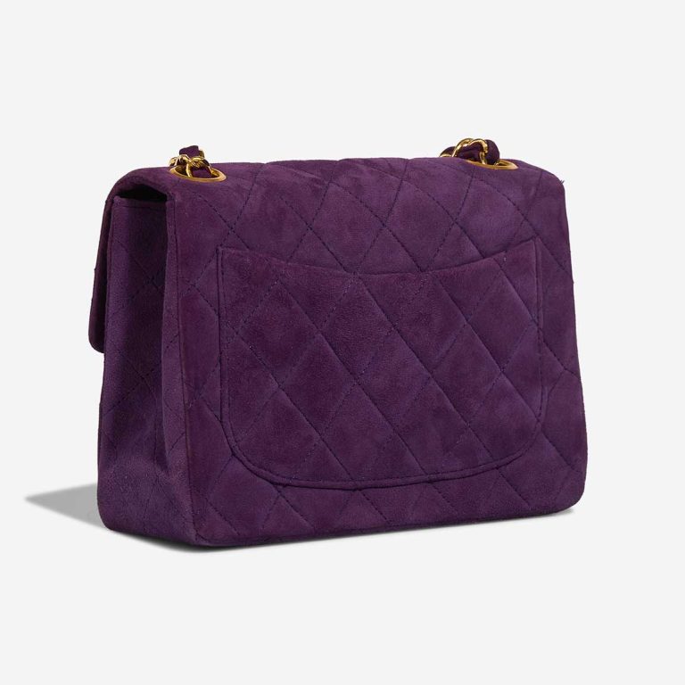 Chanel Timeless Mini Square Suede Violet | Sell your designer bag