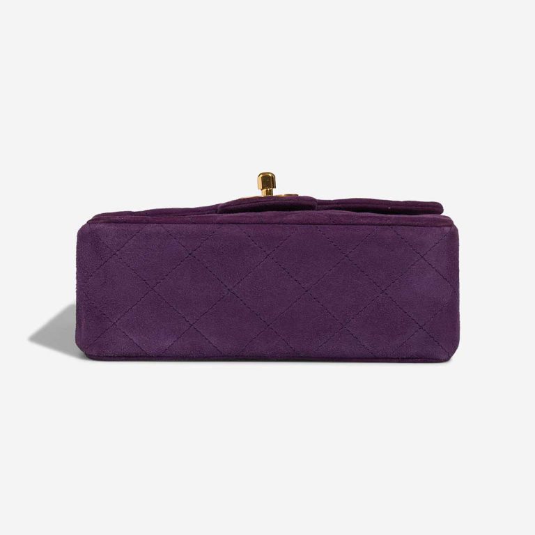 Chanel Timeless Mini Square Suede Violet | Sell your designer bag
