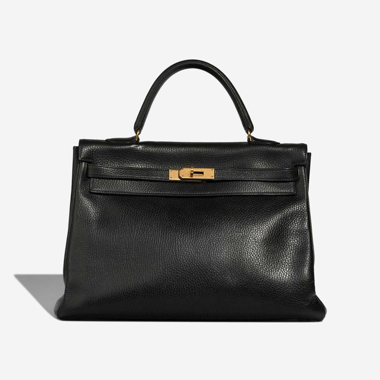 Hermès Kelly 35 Ardennes Black Front | Sell your designer bag
