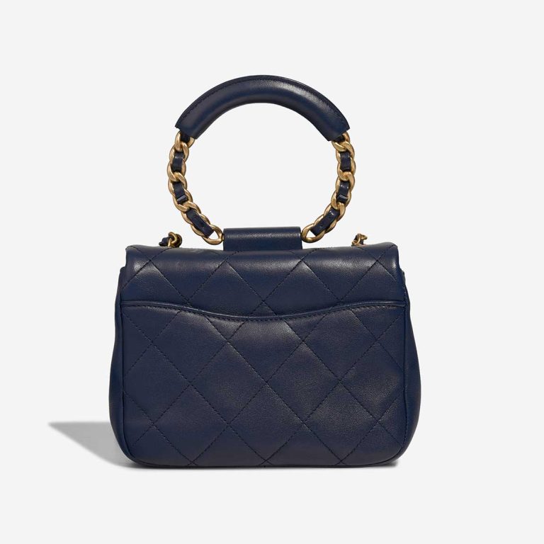 Chanel In The Loop Small Flap Bag Lamb Dark Blue | Sell your designer bag