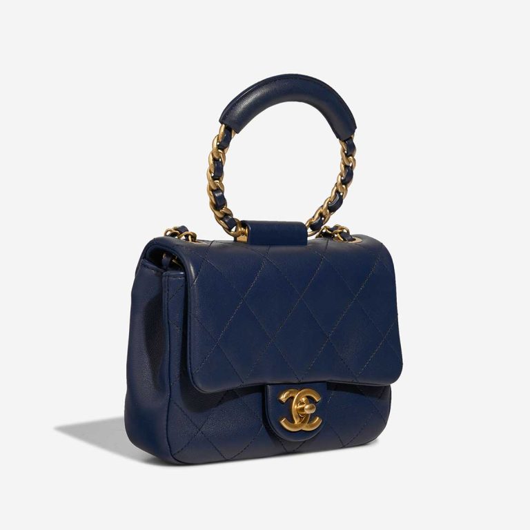Chanel In The Loop Small Flap Bag Lamb Dark Blue | Sell your designer bag