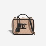 Chanel Vanity Large Caviar Beige / Black Front | Sell your designer bag